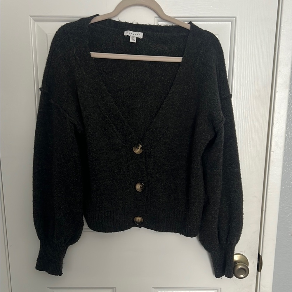 Cozy Black Sweater by TopShop